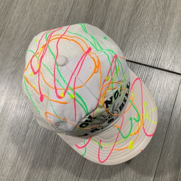 Mr.Bill “Oh No!” Saturday Night Liveght Live Vintage Neon 80’s Trucker Hat RARE - Picture 2 of 10